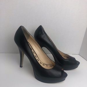 Enzo Angiolini Peep-Toe Heels | Size 9.5